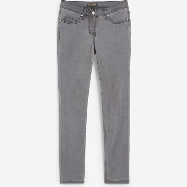 jean slim bonprix gris