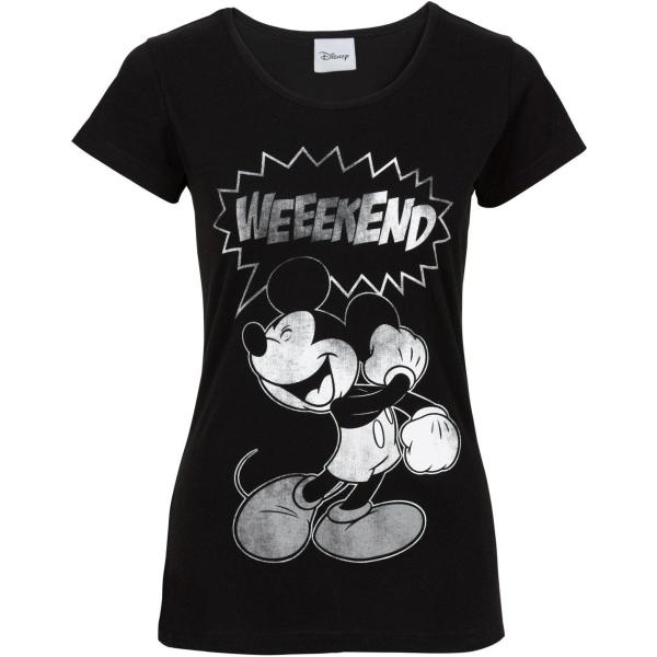 t-shirts bonprix noir imprimé