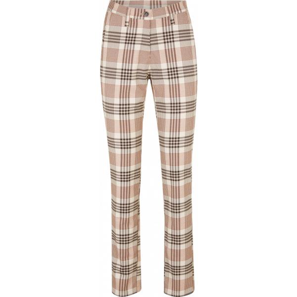 pantalon  bonprix marron à carreaux