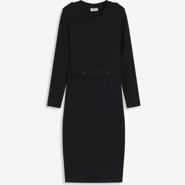 robes mi-longues/au genou bonprix blanc