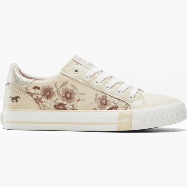 sneakers bonprix blanc à fleurs