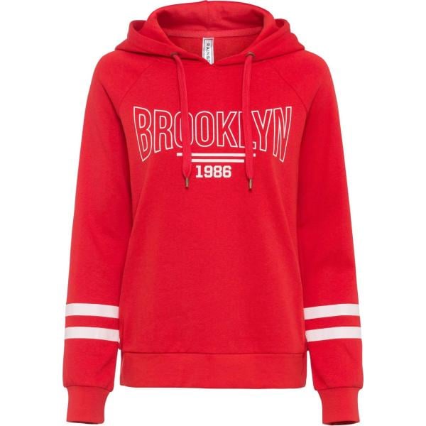 sweats à capuche bonprix rouge imprimé