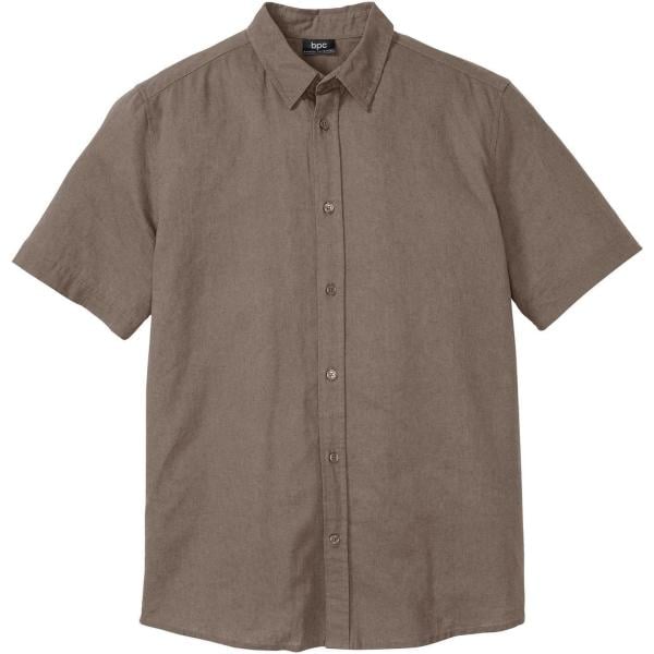 chemises à manches courtes bonprix marron