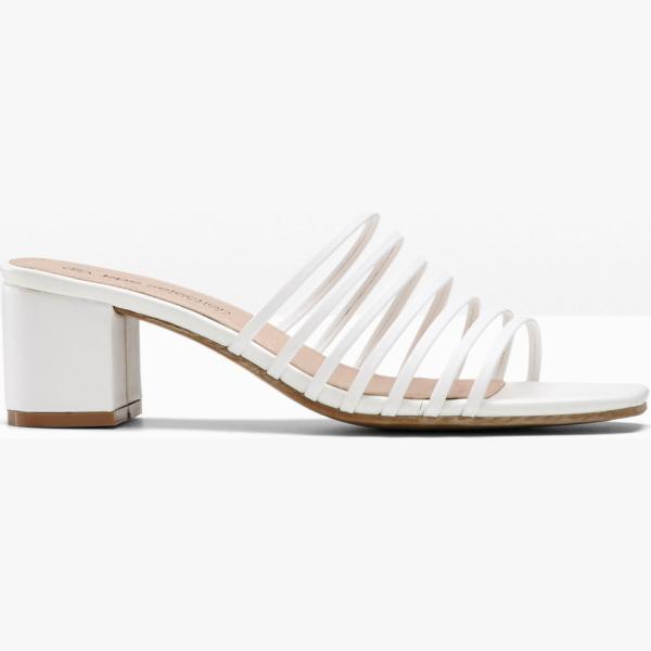 pantoufles bonprix blanc