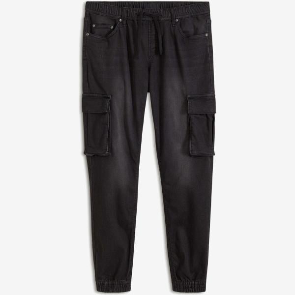 jean coupe droite bonprix noir