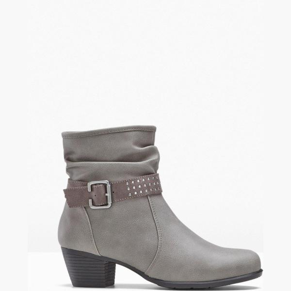 bottines bonprix gris