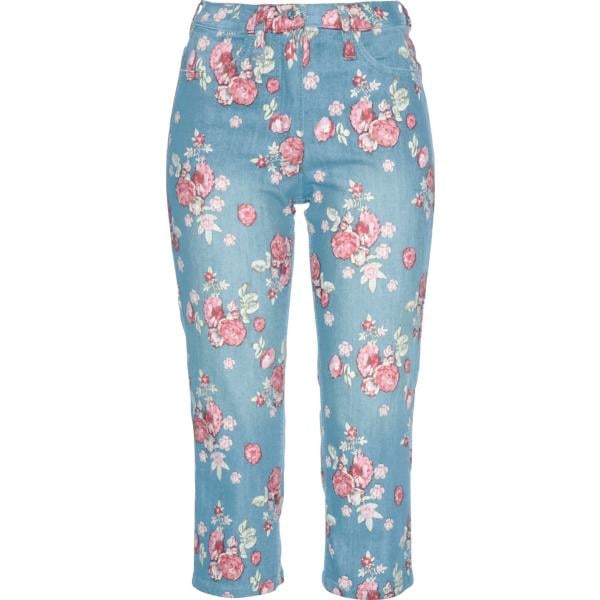 jeans bonprix bleu imprimé