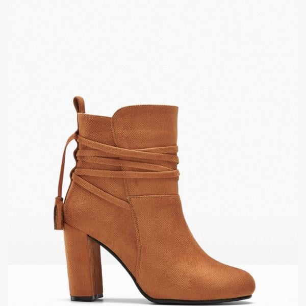 bottines bonprix marron