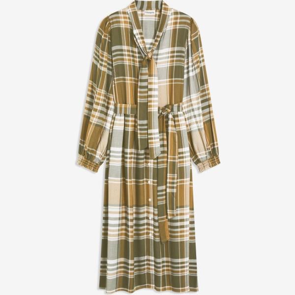 robes mi-longues/au genou bonprix marron