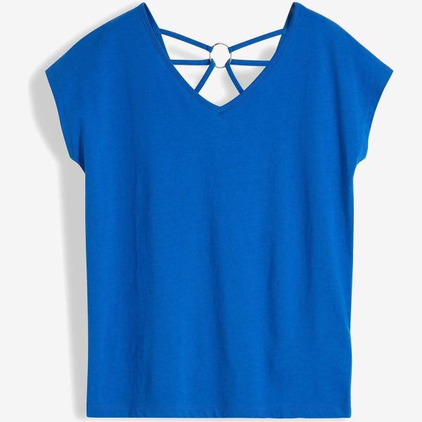 t-shirts bonprix bleu