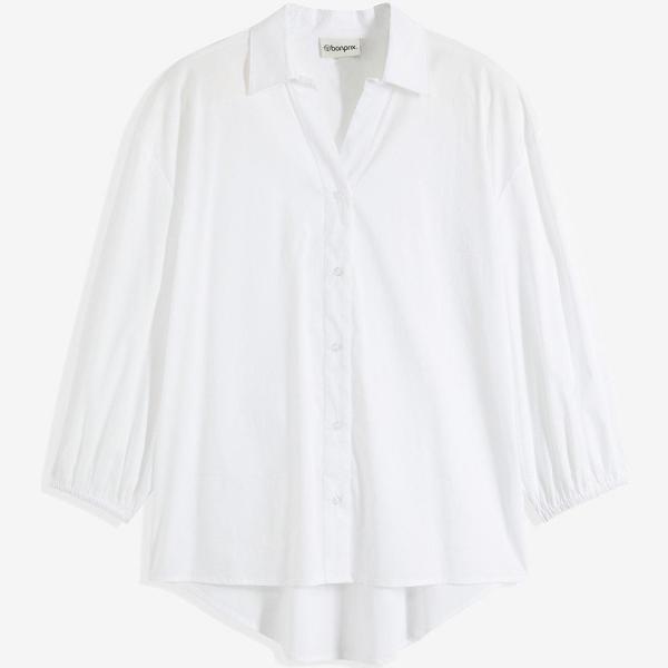 chemisiers bonprix blanc