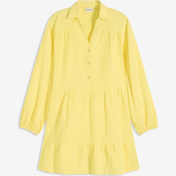 robes courtes bonprix jaune