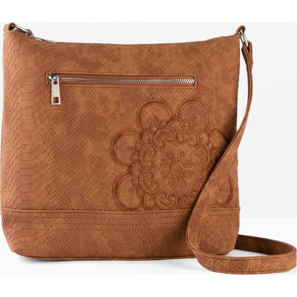 sacs en bandoulière bonprix marron à fleurs