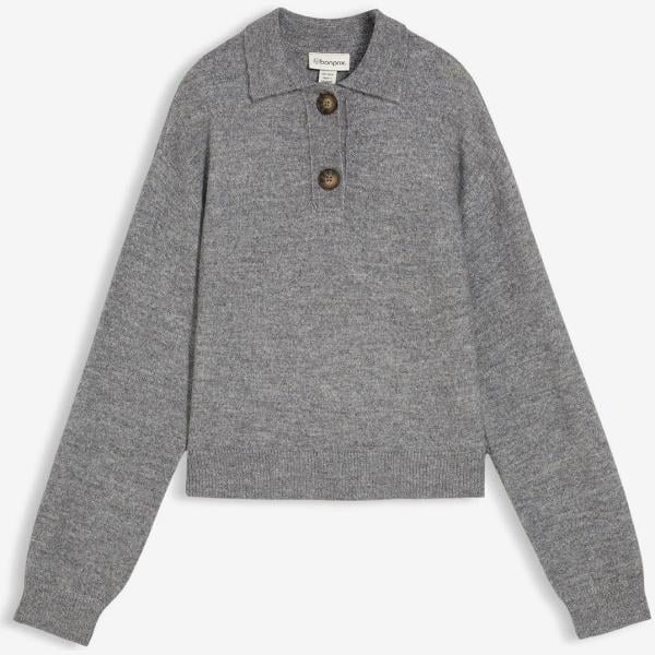 pulls bonprix gris