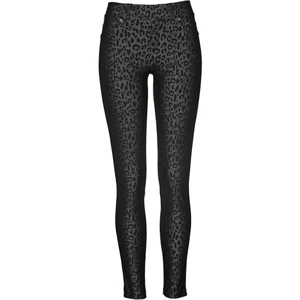 pantalon  bonprix noir animalier