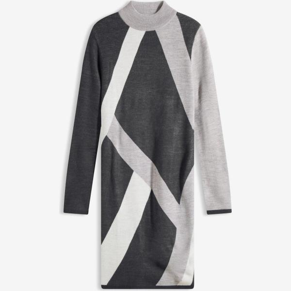 robes bonprix blanc à rayures