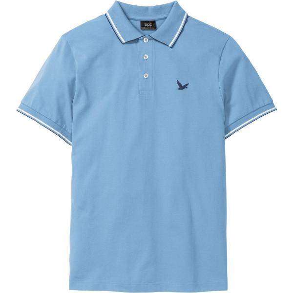 polos bonprix bleu imprimé