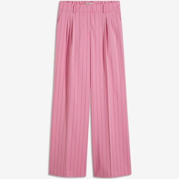 pantalon large en bas bonprix blanc à rayures