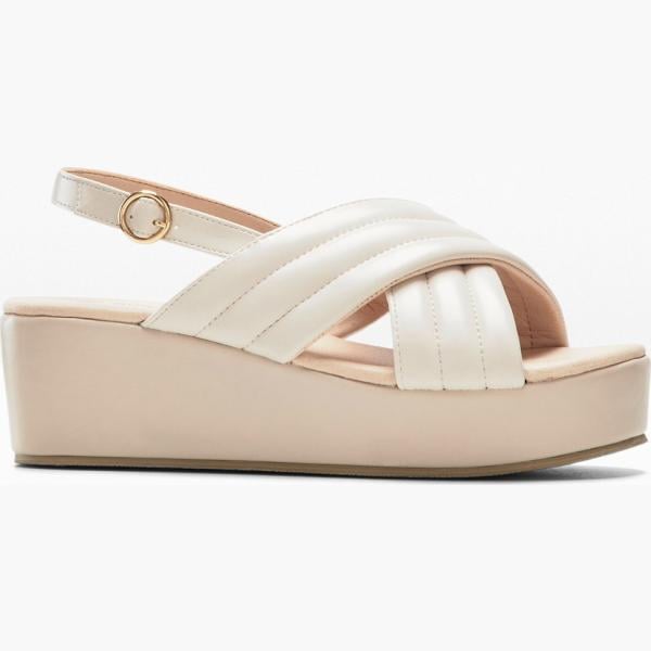 sandales bonprix blanc
