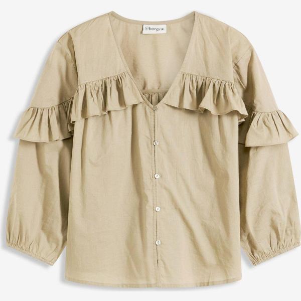 chemisiers bonprix marron