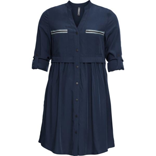 robes chemisier bonprix bleu