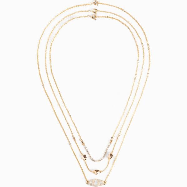colliers bonprix blanc