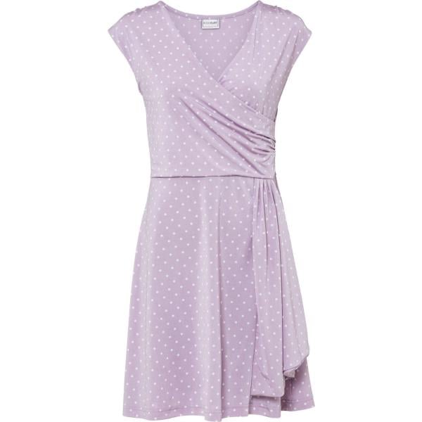 robes sans manches bonprix violet à pois