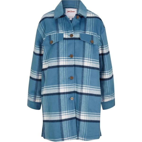 manteaux bonprix bleu à carreaux