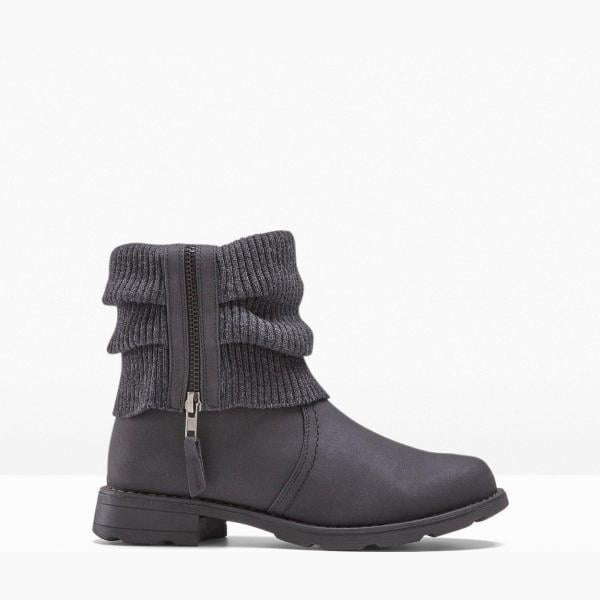 bottines bonprix gris