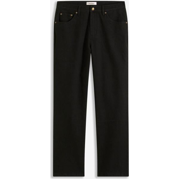 jean coupe droite bonprix noir