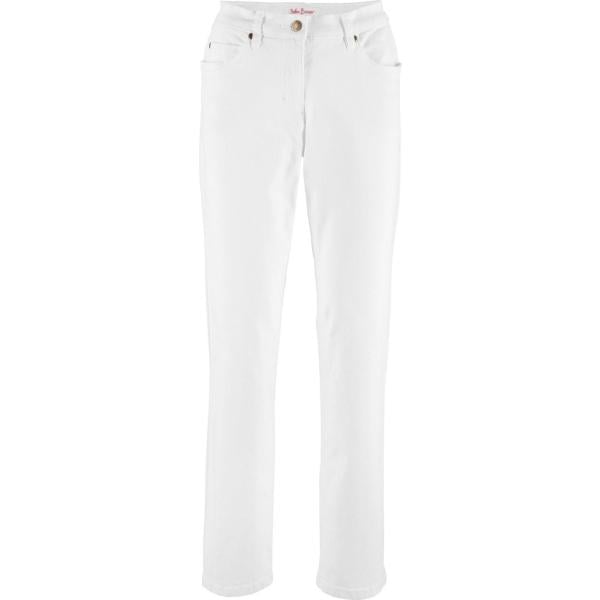 jean coupe droite bonprix blanc