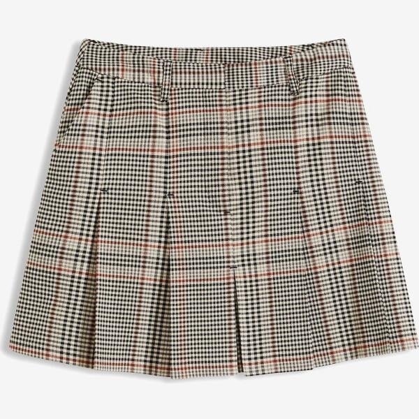 minijupes bonprix vert pied de poule