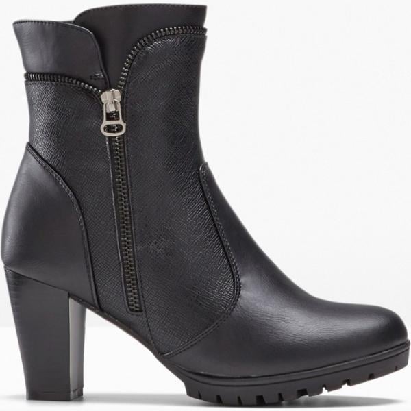 bottines bonprix gris