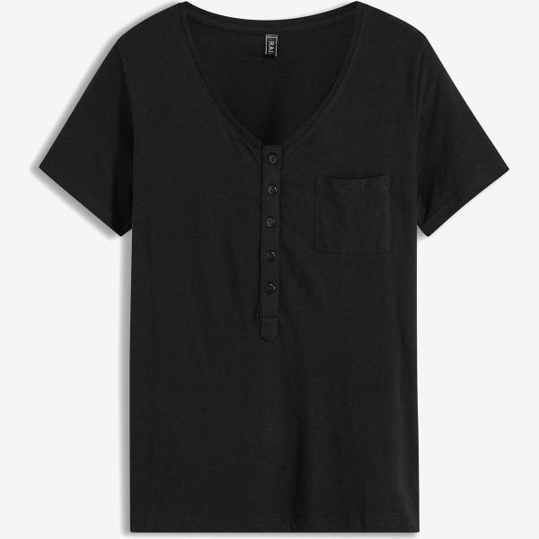t-shirts bonprix noir