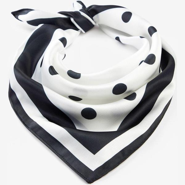 foulards bonprix multicolore à pois