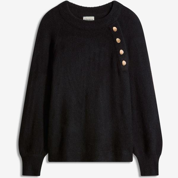 pulls bonprix noir