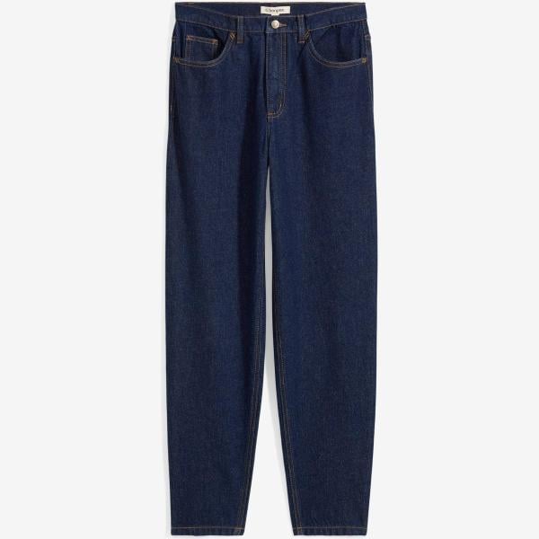 jeans mom bonprix bleu