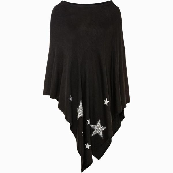 Pardessus femme noir paillettes Bonprix Bantoa