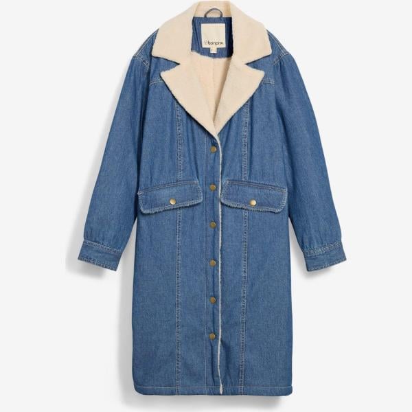 manteaux bonprix bleu