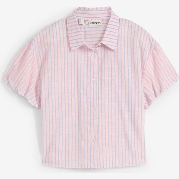 Blouse femme rose clair à manches courtes laiton bonprix