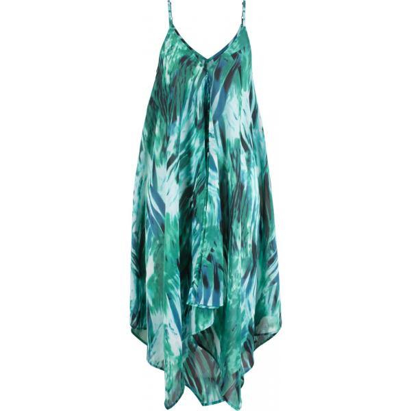 robes asymétriques bonprix vert
