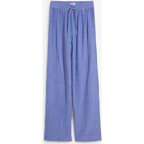 pantalon large en bas bonprix violet à rayures