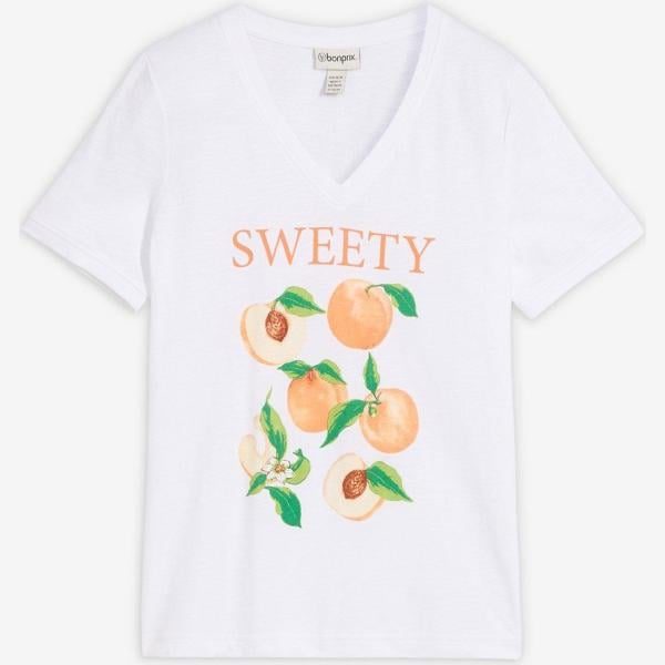 t-shirts bonprix blanc