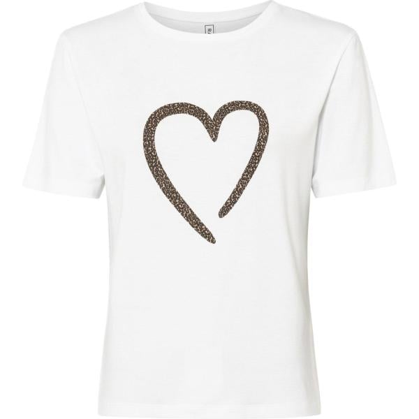 t-shirts bonprix blanc animalier