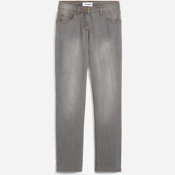 jean coupe droite bonprix gris
