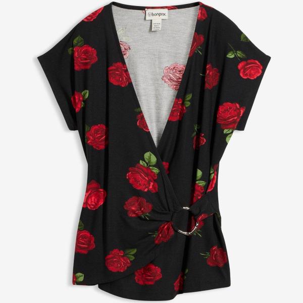 t-shirts bonprix blanc imprimé