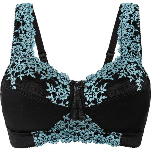 Soutien-gorge femme sans armatures blanc neige avec dentelle à bretelles bonprix