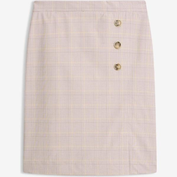 jupes bonprix blanc écossais