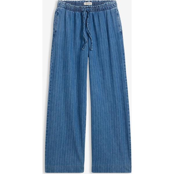 jeans bonprix bleu à rayures