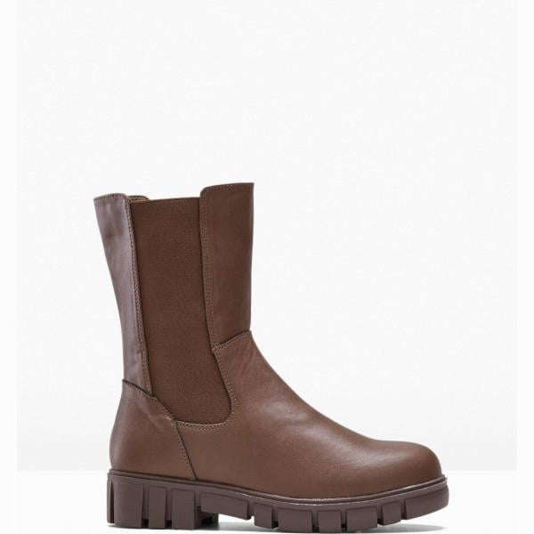 bottes bonprix marron